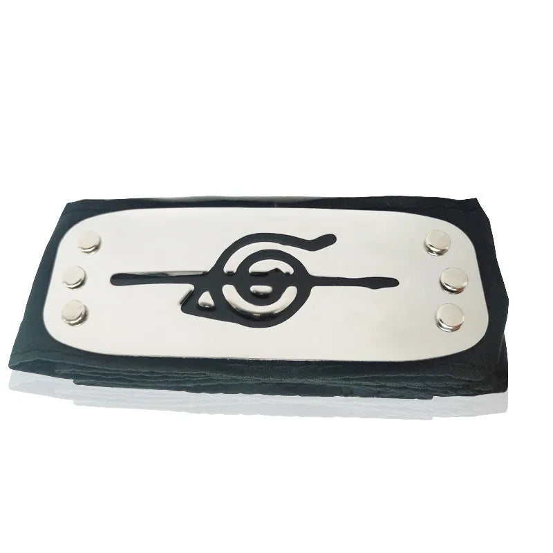 Anime Figures Headbands Guard Ninja Accessories Uzumaki Hatake Kakashi Head Belt Cosplay Props Kids Toys Cool Gift