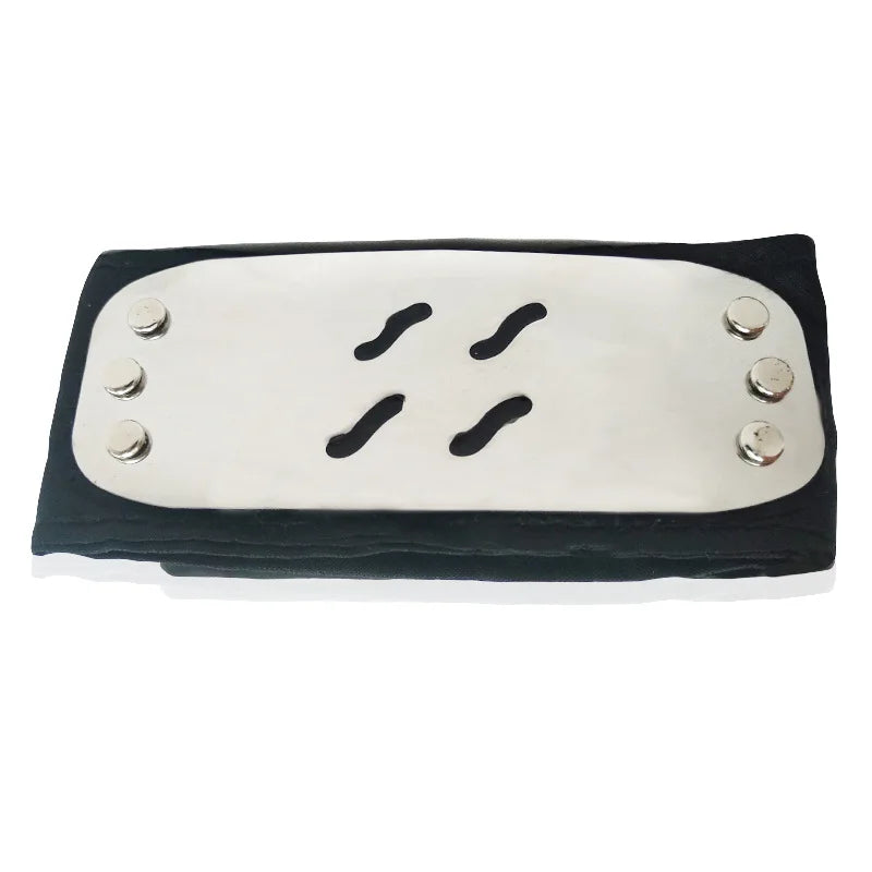 Anime Figures Headbands Guard Ninja Accessories Uzumaki Hatake Kakashi Head Belt Cosplay Props Kids Toys Cool Gift